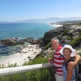 Our management couple Linda and Deon hiking in nature reserve.